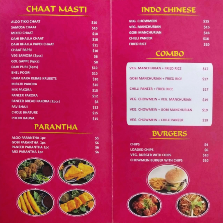 Menu Delhi6 Sweets & Savouries Authentic indian restaurant in Canning